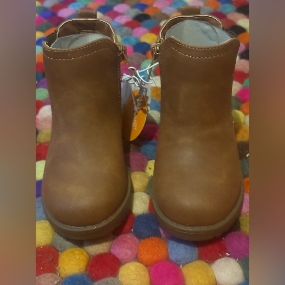 Brown Ankle Boots for Toddler.